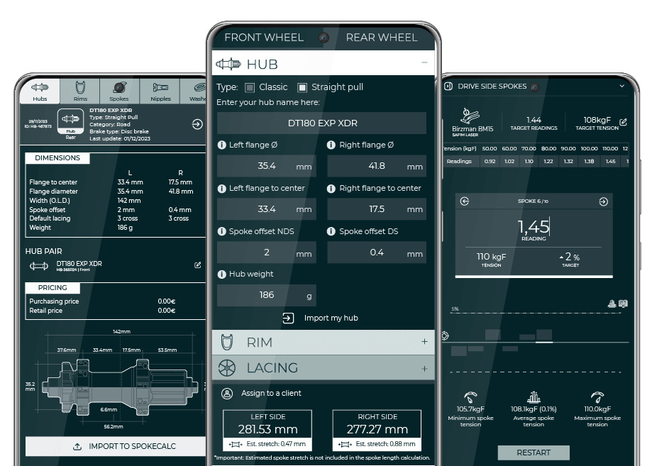 spokecalc app spoke calculator and wheelbuilding tool